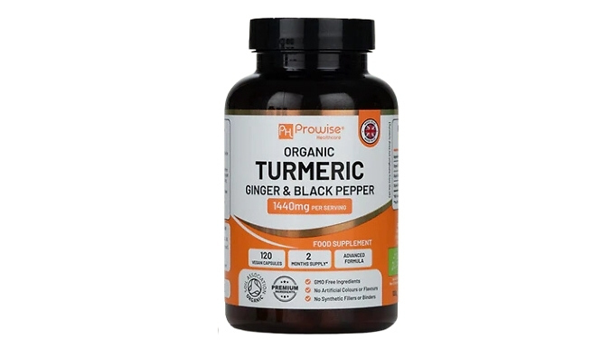 Multipurpose Turmeric with Black Pepper & Ginger Capsules - 1440mg