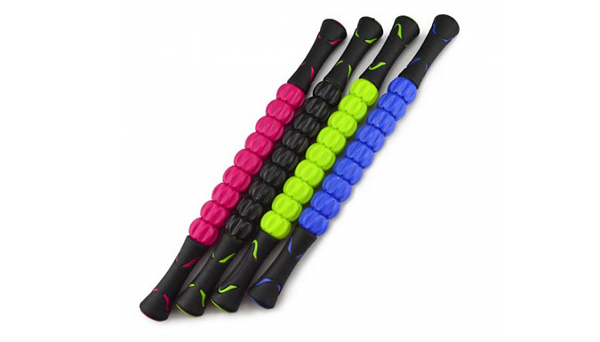 1 or 2 Muscle Massaging Roller Sticks - 4 Colours