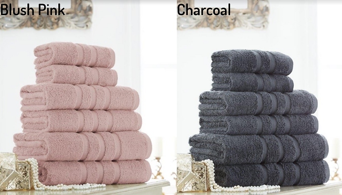 2 or 8-Pack of Zero Twist Towels - 3 Sizes, 18 Colours!