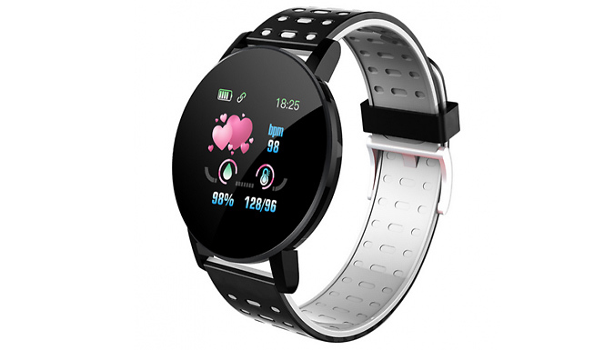 Smart Bracelet with Heart Rate & Blood Pressure Monitor - 4 Colours