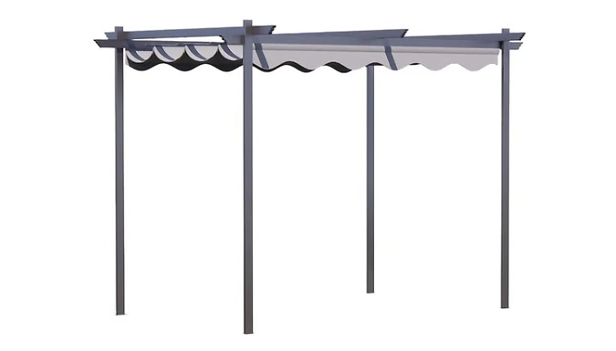 Outdoor Gazebo with UV-Resistant Canopy - 2 Sizes