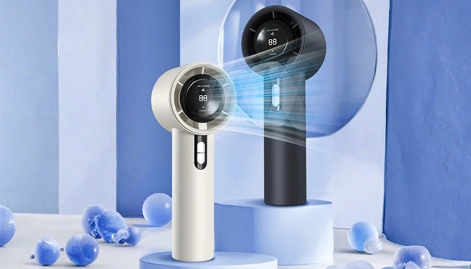 Handheld High-Speed Portable Fan - 2 Colours!
