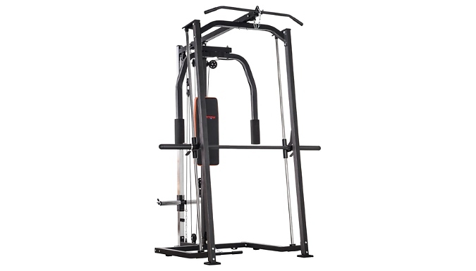 SPORTNOW 3 In 1 Dual Cable Chest Press Station