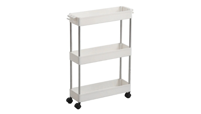 3-Tier Slim Rolling Storage Cart