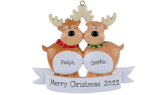 Christmas Reindeer Hanging Ornament - 5 Styles