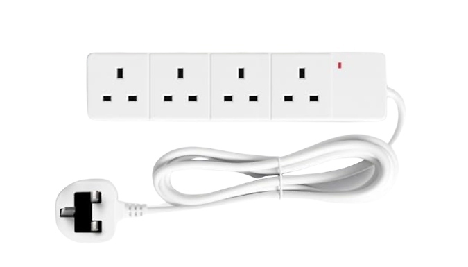 4-Plug Extension Lead - 2M or 5M