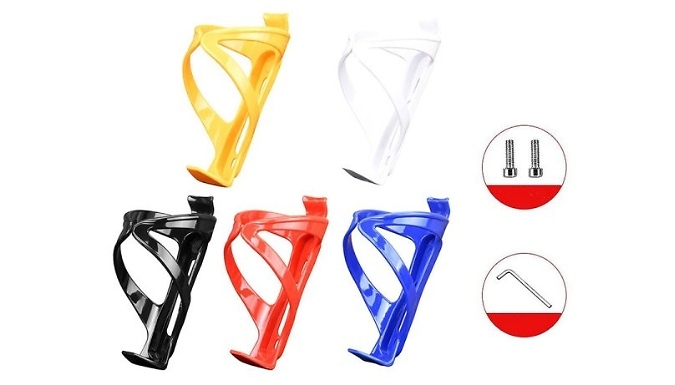 3 Pack Mountain Bike PVC Water Cup Holder - 5 Colours