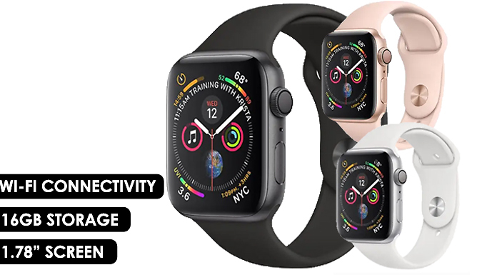 Apple Watch Series 4 Wi-Fi 40mm or 44mm - 3 Colours