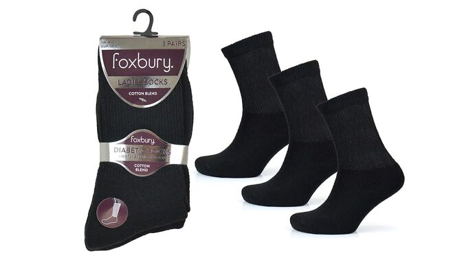 9 Pairs of Foxbury Women's Blood-Circulation Socks