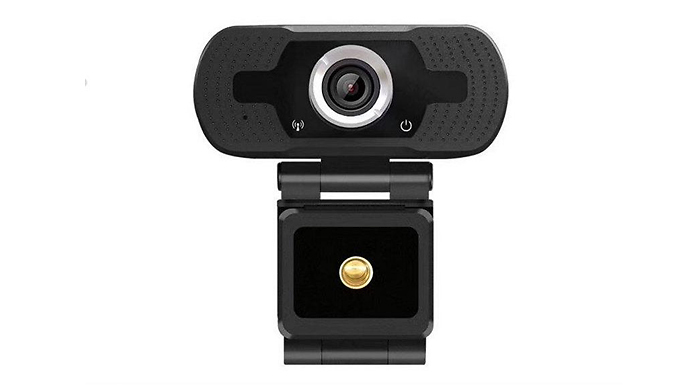 1080p HD Clip-On PC Webcam With Microphone