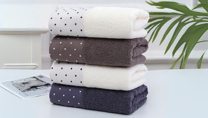 3 or 5-Pack of Soft Cotton Wash Towels - 3 Colours!