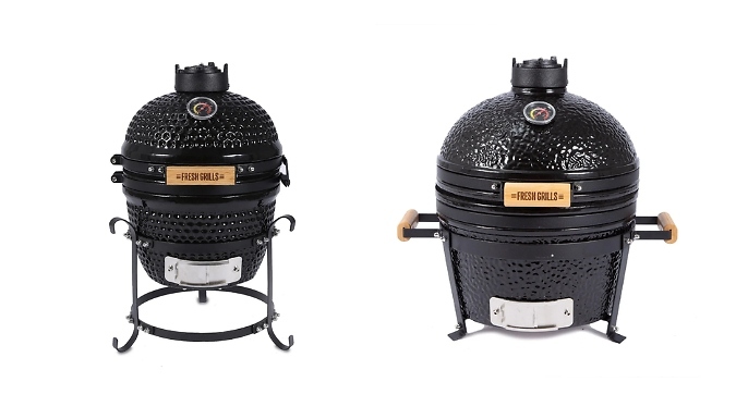 Kamado Charcoal BBQ Grill Oven - 2 Sizes