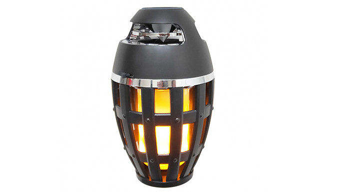 Go Groopie Supertrendinuk Flame Lamp Bluetooth Speaker
