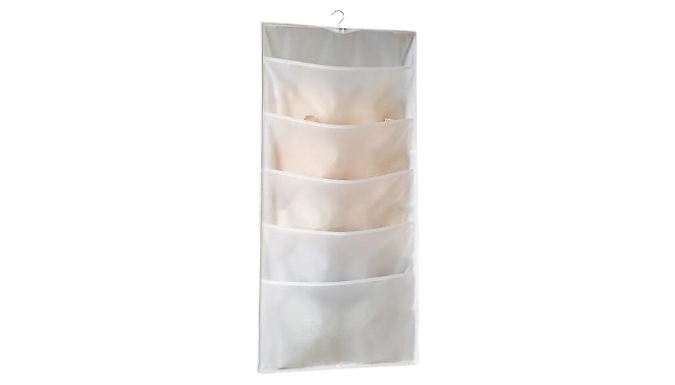 Double-Sided Hanging Underwear Storage Bag