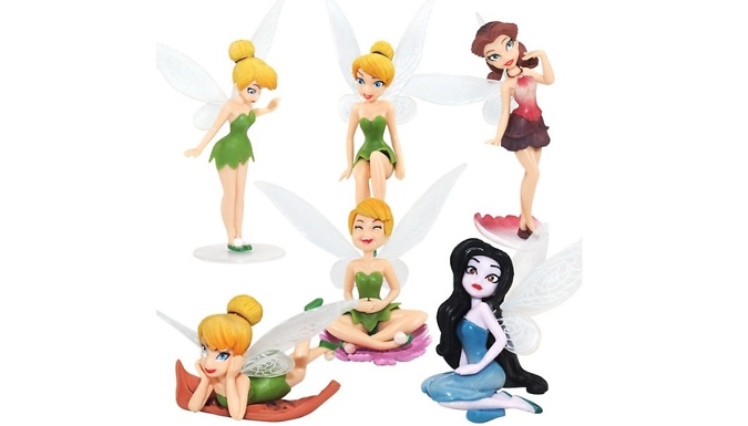 Six Miniature Garden Fairies