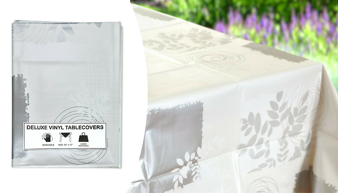 Indoor/Outdoor Waterproof Tablecloth - 10 Designs