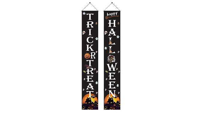 2-Piece Halloween Door Banners - 10 Designs