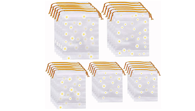 10, 20, or 30 Reusable Space Saving Clothing Storage Bags - 5 Sizes