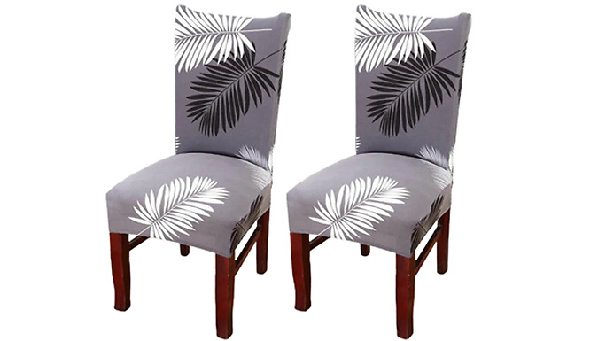 2-Pack Floral Print Chair Covers - 4 Colours