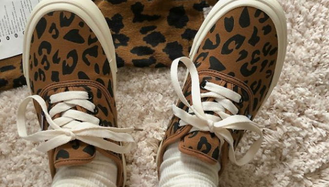 Classic Leopard Casual Canvas Trainers - 4 Sizes Classic Leopard Casual Canvas Trainers - 4 Sizes