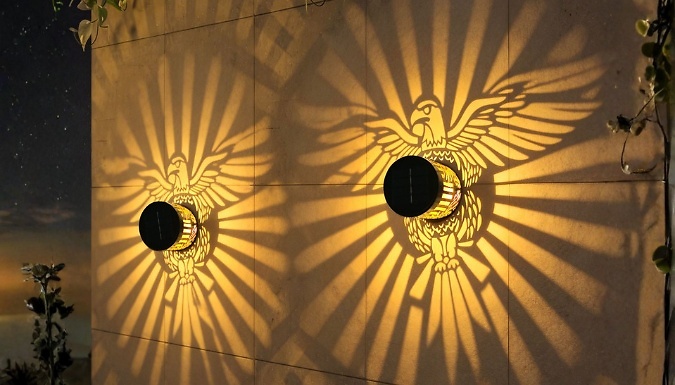 2-Pack Solar Projection Garden Lights - 3 Options!