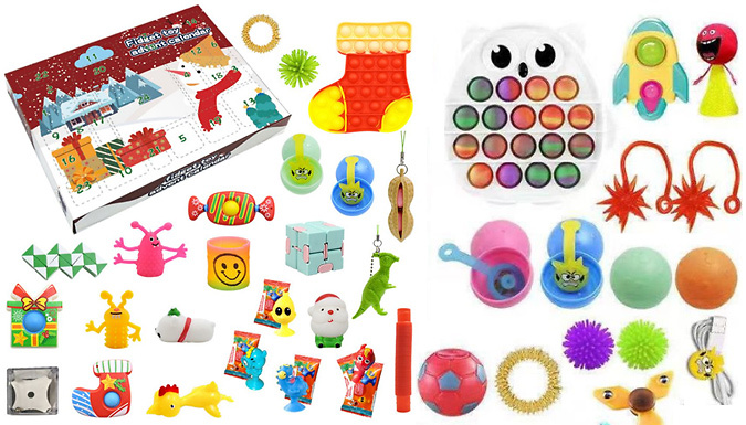 Benzbag Christmas Fidget Advent Calendars - 3 Designs