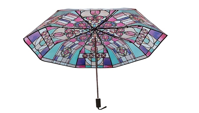 Stained Glass Window Design Umbrella