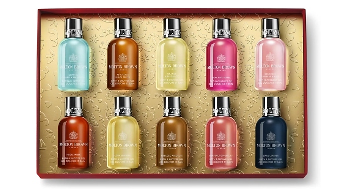 Molton Brown Stocking Filler Collection Gift Set - 10 Bath & Shower Gels!