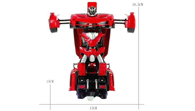 2-in-1 Transforming Remote-Controlled Car & Toy Robot - 5 Designs