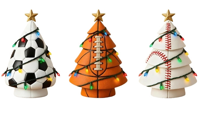 Sports Ball Christmas Tree Decoration - 8 Options!