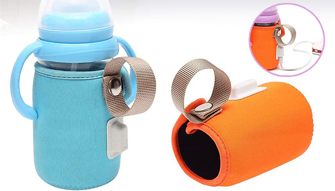 Heated Baby Bottle Warmer Bag - 2 Colours