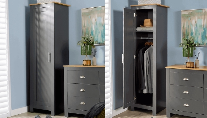 1, 2 or 3-Door Camden Wardrobe - 3 Colours