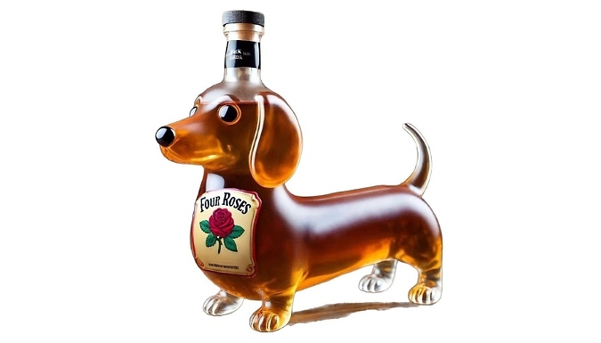 Dachshund-Shaped Whiskey Decanter - 5 Styles