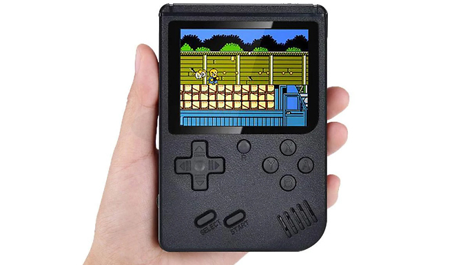 Mini Handheld Game Console with 500 Games - 5 Colours