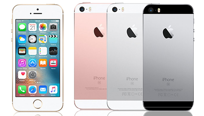 iPhone SE 16GB, 32GB, 64GB or 128GB - 4 Colours