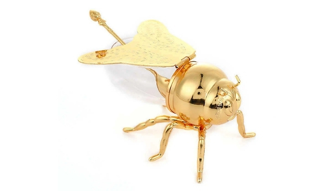 3-Pack Bee-Shaped Honey Jar with Rose Spoon - 2 Colours