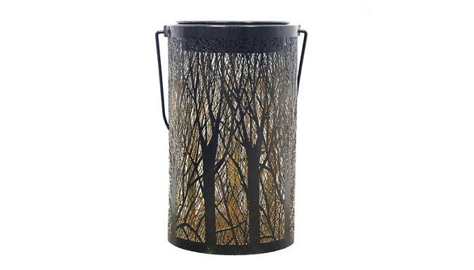 Solar-Powered Tree Projection Garden Lantern