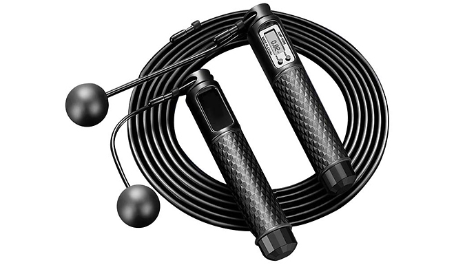 Go Groopie Obero Electronic Cordless Fitness Tracking Skipping Rope - 4 Colours