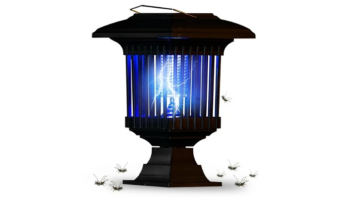 Outdoor Solar Power Mosquito Repellent Lantern - 1 or 2 Pack