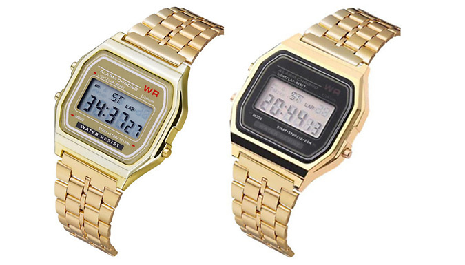 Mens' Digital Wrist Watch - 2 Colours
