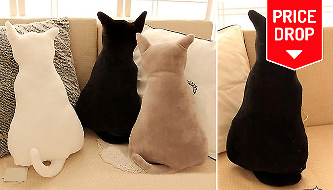 Shop in Store UK Plush Cat Pillow - 3 Colours