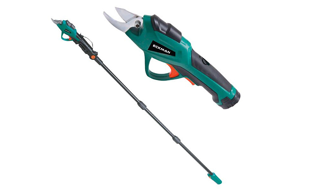 Eckman Cordless Electric Power Pruner with Telescopic Pole