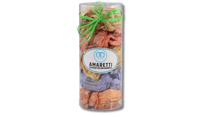 Tube of 10 Mixed Amaretti Biscuits