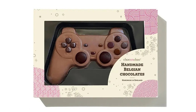 Handmade Belgian Chocolate Gaming Controller