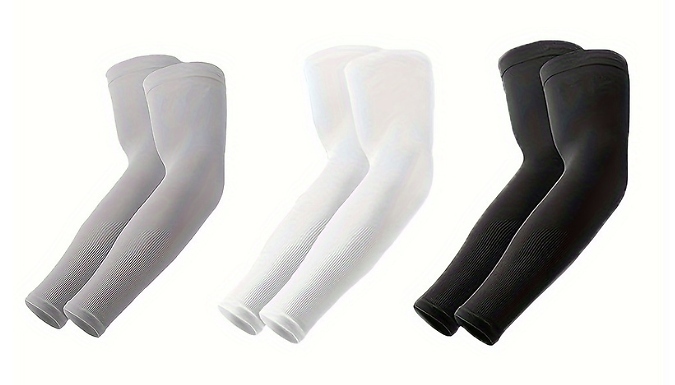 3-Pack Sun Protection Sleeve Covers - 3 Colours