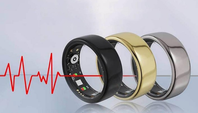 Women's Wellness Tracking Smart Ring - 3 Colours, 7 Sizes!
