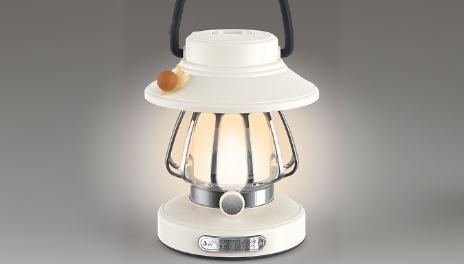 Cute Portable Retro Camping Lantern - 4 Colours from Go Groopie IE
