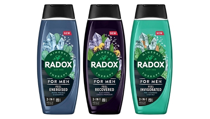 Radox Mineral Therapy Shower Gel & Shampoo Bundle