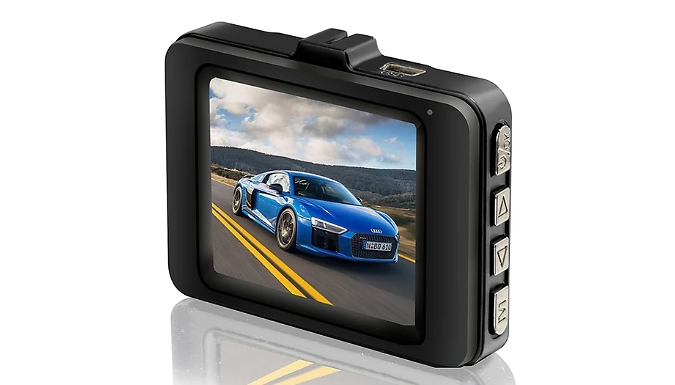 Compact 2.2-Inch Dash Cam - with Wide Angle Lens