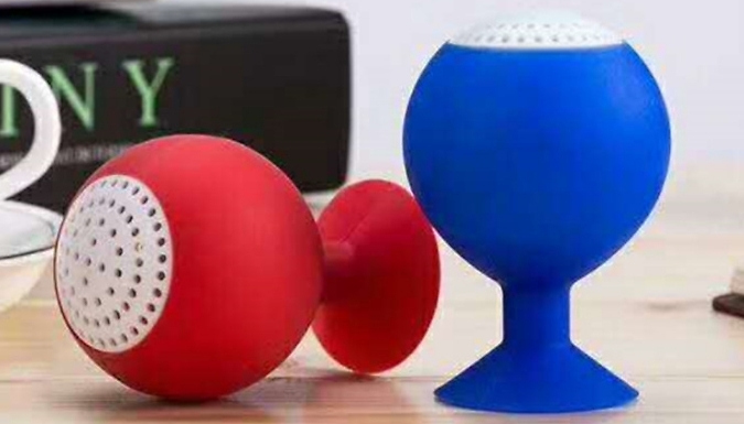 2-in-1 Suction Cup Phone Stand & Mini Bluetooth Speaker - 6 Colours!